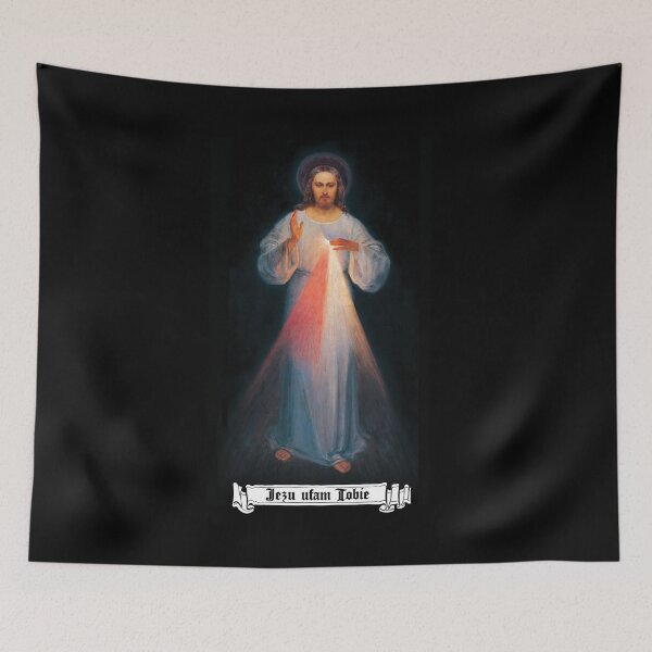 Item preview, Obraz Miłosierdzia Bożego - jezu ufam tobie The Divine mercy image, catholic and Christian gifts, Jesus I trust in you designed and sold by St Joseph Art.