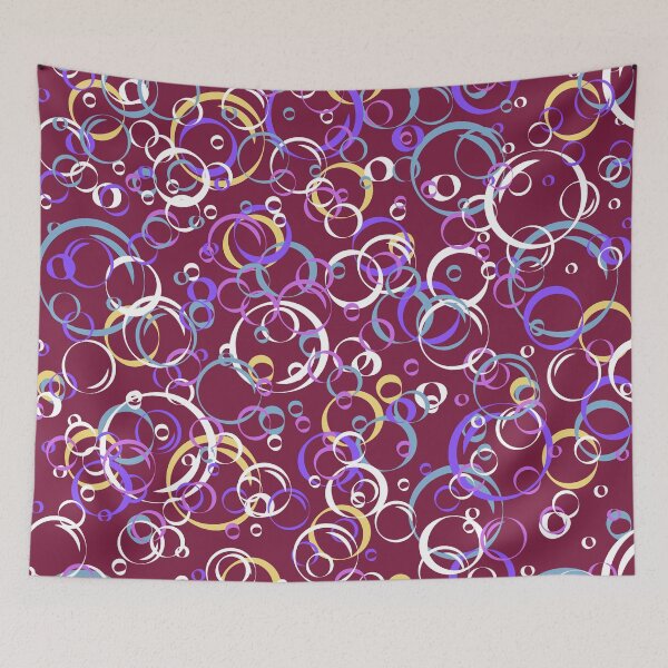 Item preview, Vivid Bubbles On Red designed and sold by GoldenPine.