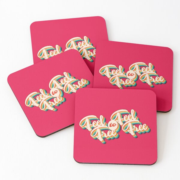 Item preview, Feel Free to Feel Free on Red designed and sold by Retro Futurist.