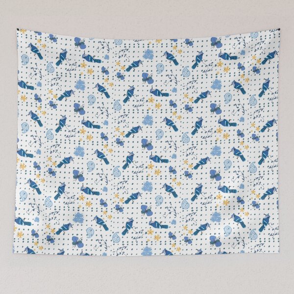 Item preview, Bluejay pattern designed and sold by BirdieMama.