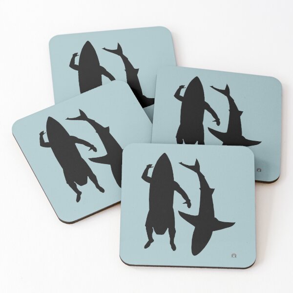 Item preview, Surfer and Shark designed and sold by Fin Bay Designs.