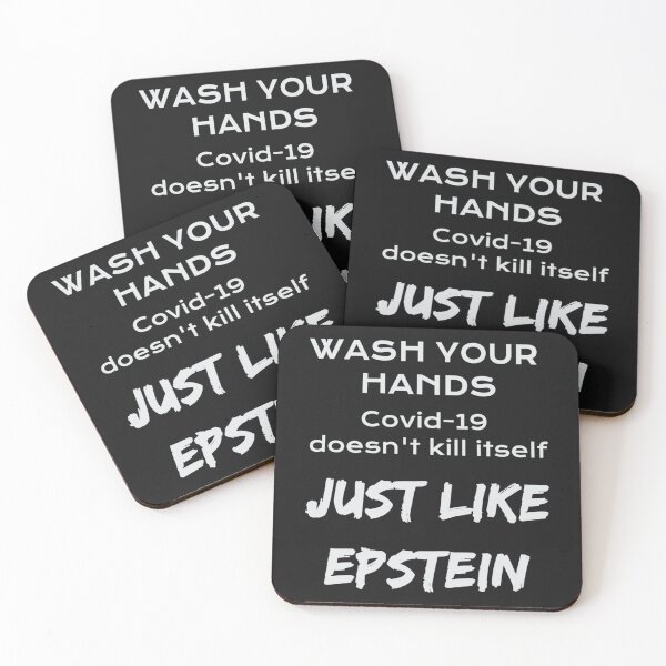 Item preview, Coronavirus meme Wash your hands Epstein   designed and sold by Hakordjis.