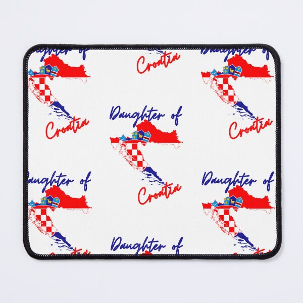 Item preview, Daughter of Croatia Map Flag designed and sold by NovawayDirect.