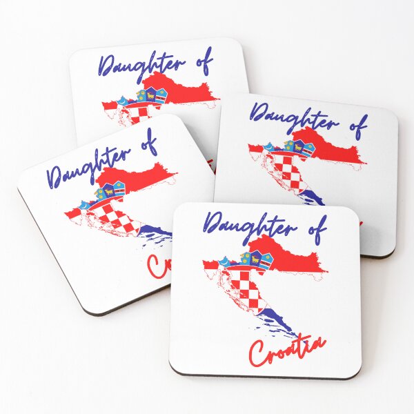 Item preview, Daughter of Croatia Map Flag designed and sold by NovawayDirect.