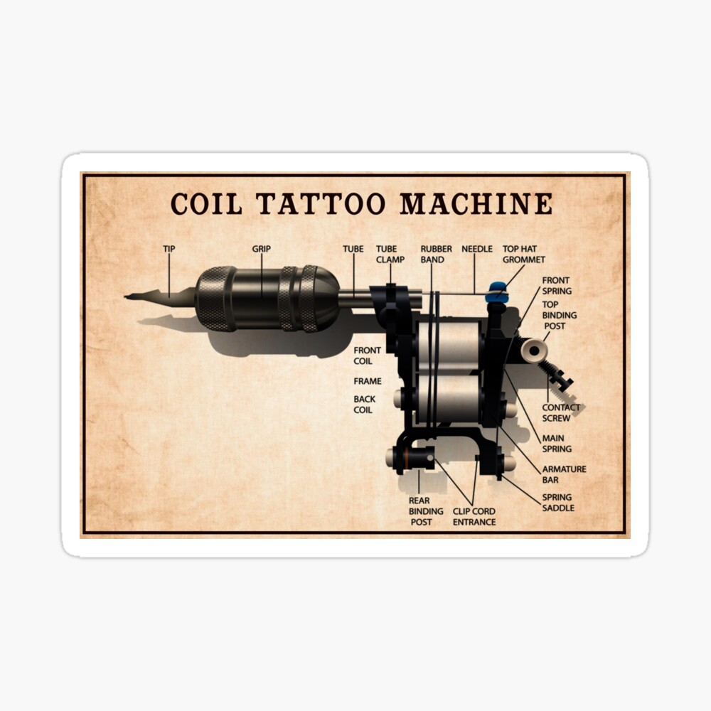 Vintage coil tattoo machine