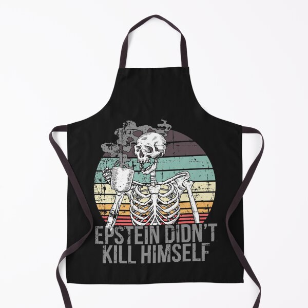 Item preview, Epstein Didn_t Kill Himself - Skeleton Drinking Coffee   designed and sold by Hakordjis.
