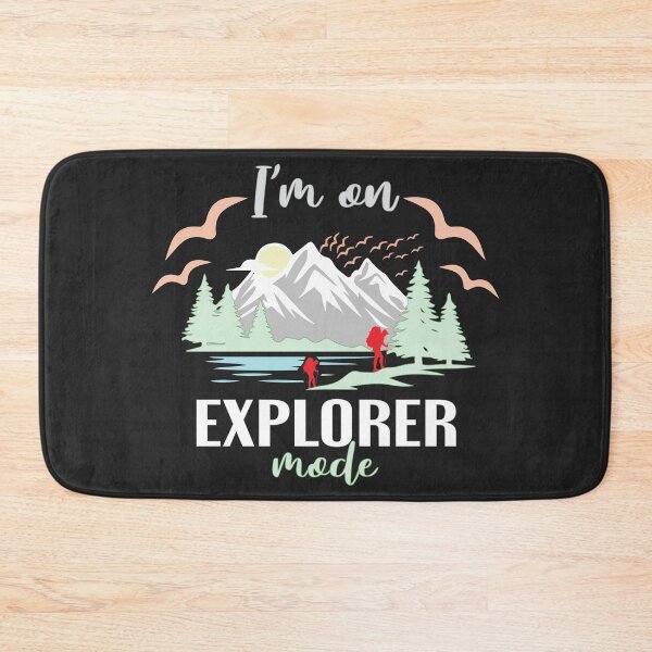 Item preview, I'm on explorer mode, travel outdoor, black designed and sold by NineJuly.