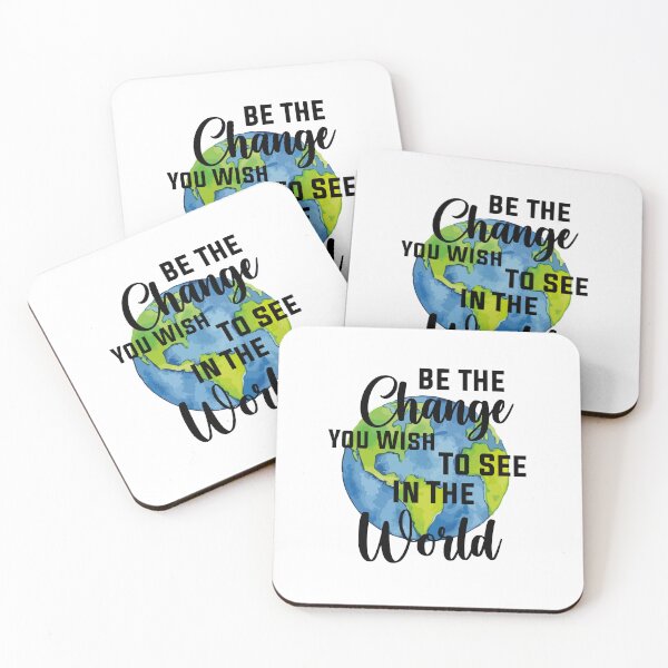 Item preview, Be The Change You Wish To See In The World designed and sold by Retro90sKid.