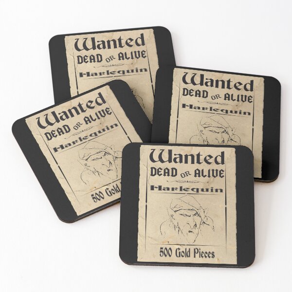 Item preview, Wanted Poster - Harequin 500 Gold Pieces designed and sold by Edpod.