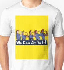 We can All do it- #LoveTrumpsHate Slim Fit T-Shirt