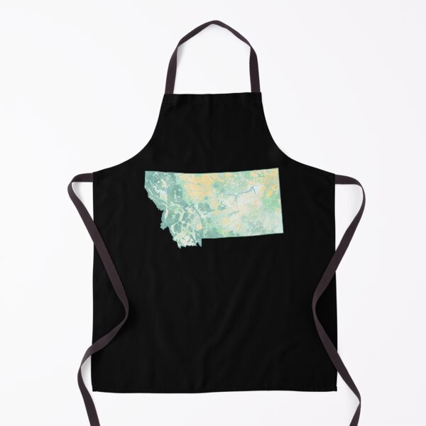 Item preview, Montana State Map In Soft Colors designed and sold by magicae.