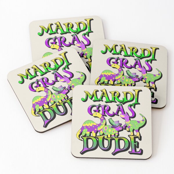 Item preview, Mardi Gras Dude, Fun Mardi Gras Dinosaur Skeleton Design designed and sold by TrulyEpoque.