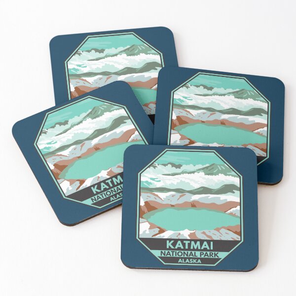 Item preview, Katmai National Park Summit Crater Lake Alaska designed and sold by KrisSidDesigns.