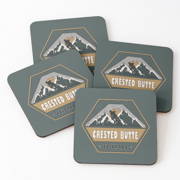 Item preview, Crested Butte Colorado Mountain Biking Vintage MTB Design designed and sold by CynthiaGraphics.