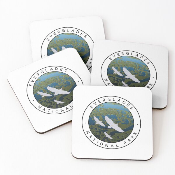 Item preview, Everglades National Park Art Round designed and sold by FreestyleTravel.