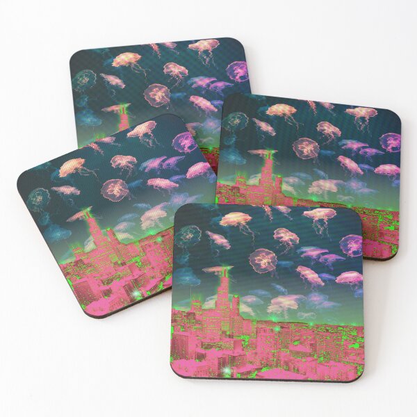 Item preview, Jellyfish city designed and sold by Saige Forest.