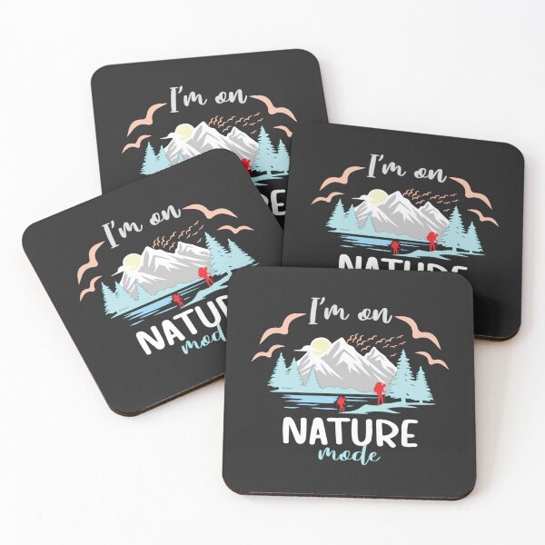 Item preview, I'm on nature mode, mountain hiking black designed and sold by NineJuly.