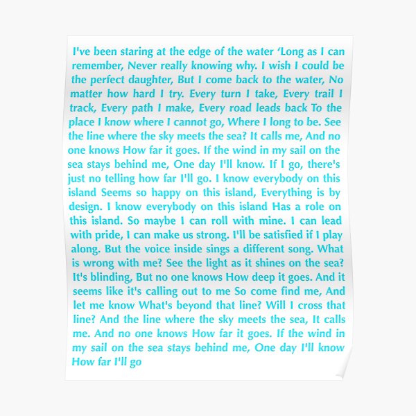 Moana Quotes Posters for Sale | Redbubble Moana Quotes Posters for Sale | Redbubble