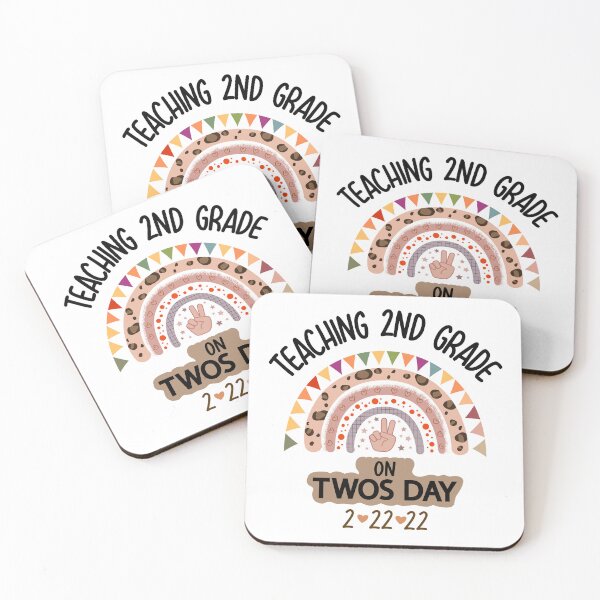 Item preview, Teaching 2nd Grade on Twosday 2-22-22 designed and sold by ZANKELLO.