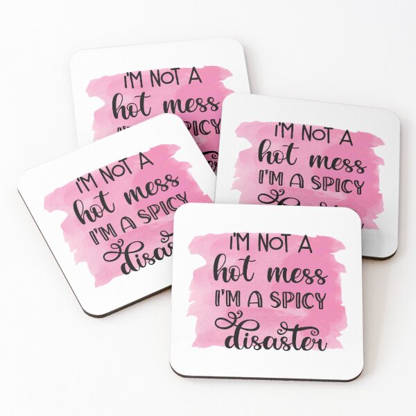 Item preview, I'm Not a Hot Mess I'm a Spicy Disaster - Sarcastic Funny  designed and sold by younghopes.