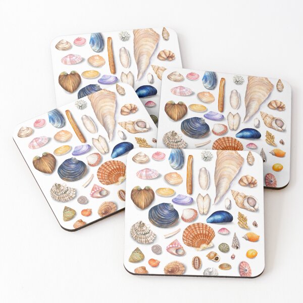 Item preview, Watercolor Seashell Collection designed and sold by AmandaDilworth.
