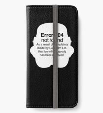Error 404 iPhone Wallet/Case/Skin