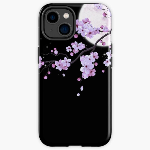 Japanese Purple Sakura Cherry Blossom Flower iPhone Tough Case