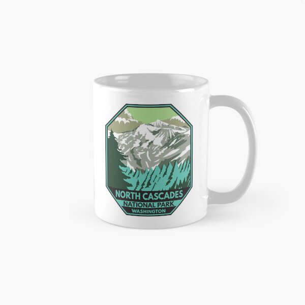 Item preview, North Cascades National Park Washington Goode Mountain Emblem designed and sold by KrisSidDesigns.