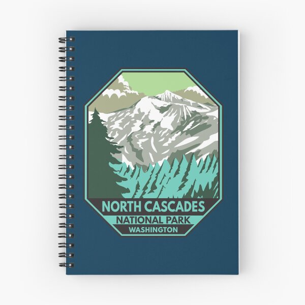 Item preview, North Cascades National Park Washington Goode Mountain Emblem designed and sold by KrisSidDesigns.