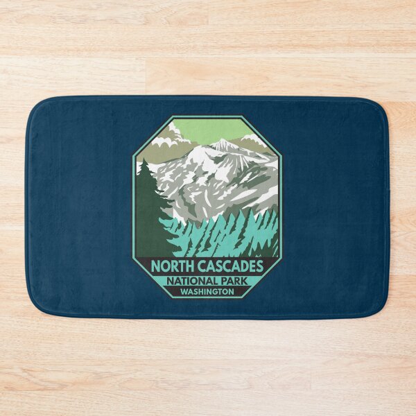 Item preview, North Cascades National Park Washington Goode Mountain Emblem designed and sold by KrisSidDesigns.