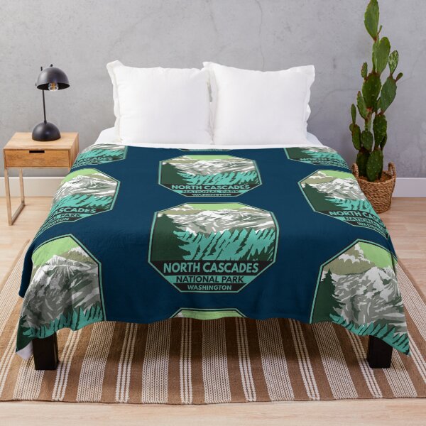 Item preview, North Cascades National Park Washington Goode Mountain Emblem designed and sold by KrisSidDesigns.