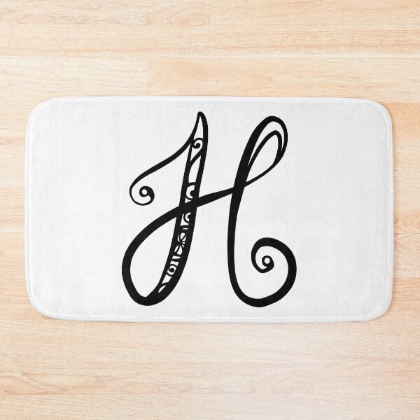 Item preview, Initial H Zentangle designed and sold by sticking-w-you.