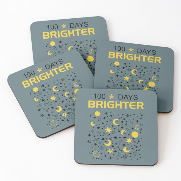 Item preview, 100 days brighter, 100 days of school, 100 days of school kids designed and sold by Raiko-art.