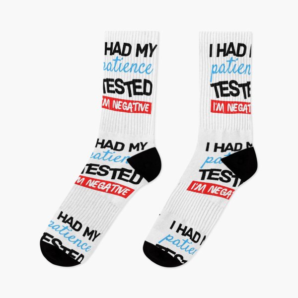 Item preview, Copy of Copy of I Had My Patience Tested I'm Negative designed and sold by Sadil.