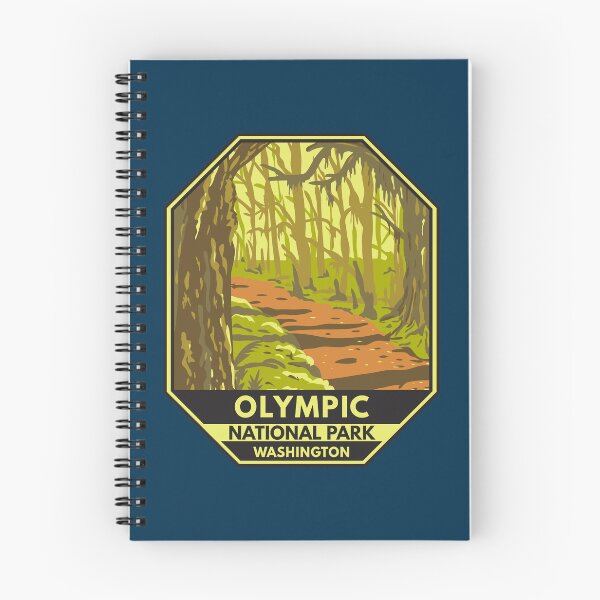 Item preview, Olympic National Park Washington Hoh Rainforest Emblem designed and sold by KrisSidDesigns.