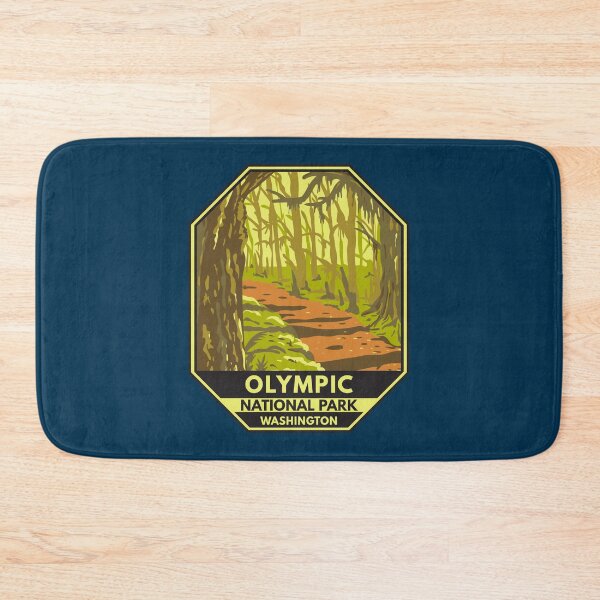Item preview, Olympic National Park Washington Hoh Rainforest Emblem designed and sold by KrisSidDesigns.