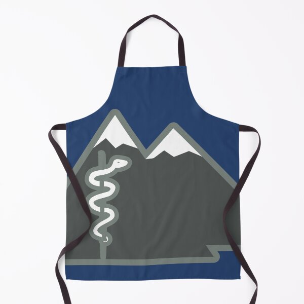 Item preview, Rod of Asclepius with Mountains designed and sold by Artsy-Chemist.