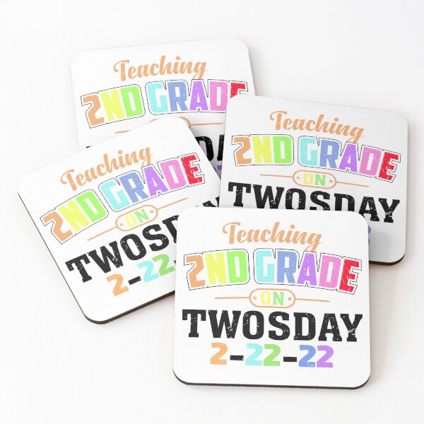 Item preview, Teaching 2nd Grade on Twosday 2-22-22 designed and sold by ZANKELLO.