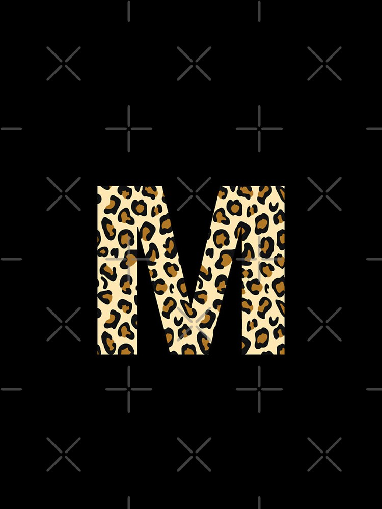 iPhone 14 Letter A Giraffe Animal Print Monogram Initial Case