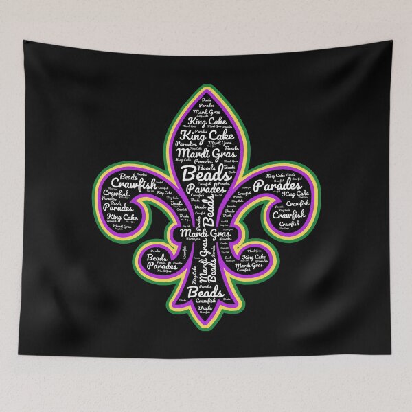 Item preview, Fleur De Lis 2022 Mardi Gras designed and sold by Wheeler-Styl3.