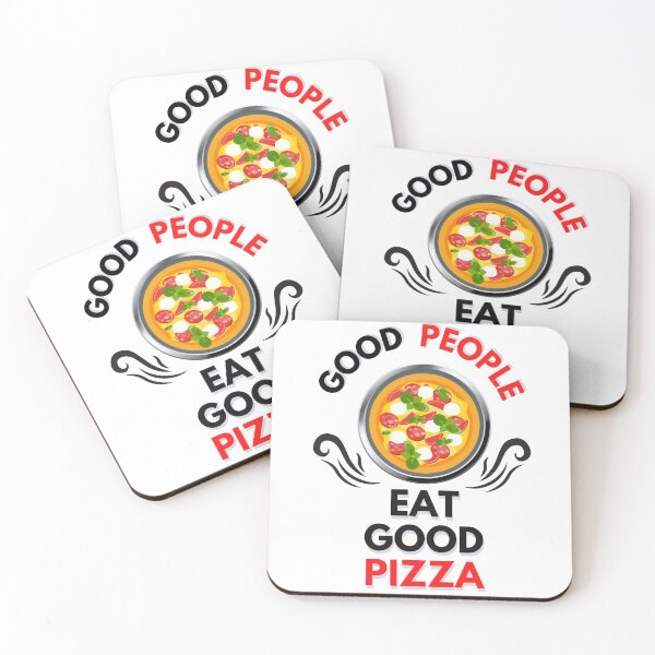 Item preview, Good People Eat Good Pizza Food designed and sold by EnrichGraphics.