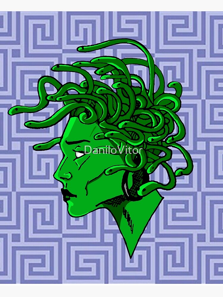 Medusa( gorgon) - Greek Mythology Premium Matte Vertical Poster 9'' × 11''  sold by DaviBuckley, SKU 41652847