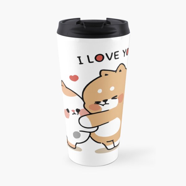 Tonton Friends hug | yuta and bella Travel Coffee Mug