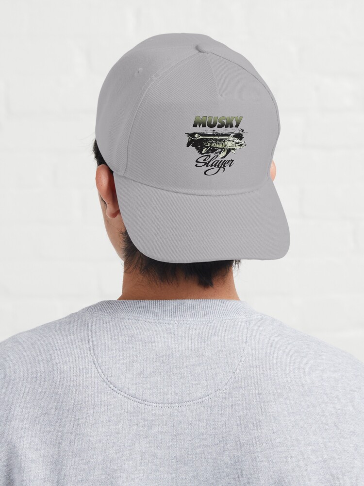 Musky fish slayer Muskie fishing Cap for Sale by Pixelmatrix