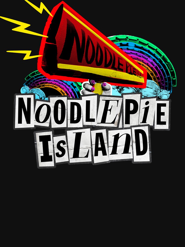 Thumbnail 4 of 4, Premium T-Shirt, Noodle Pie Island | Punky Megaphone designed and sold by NoodlePieIsland.