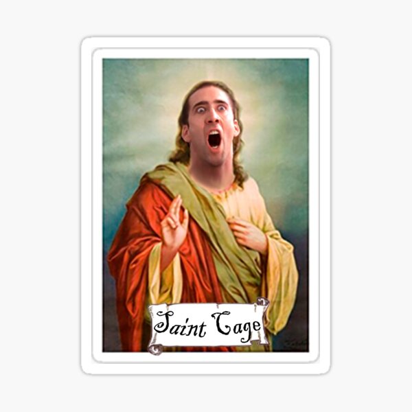 Item preview, Saint Nicolas Cage the Glorious designed and sold by Nutmeg-Emporium.
