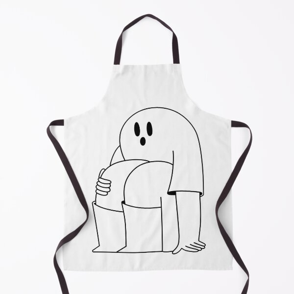 Item preview, Shy Ghost (white background) designed and sold by Owl-n-bear.