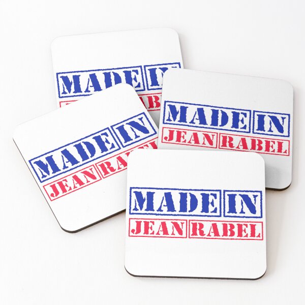 Item preview, Made In Jean Rabel Sticker designed and sold by xesed.