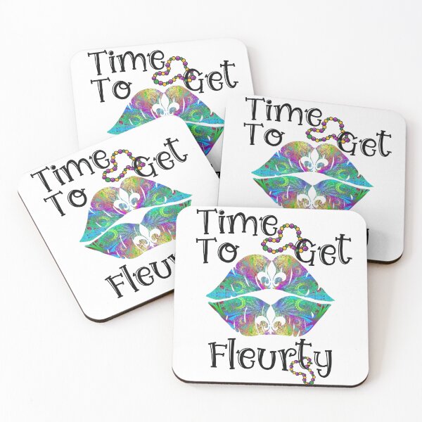 Item preview, Time To Get Fleurty Mardi Gras designed and sold by Wheeler-Styl3.