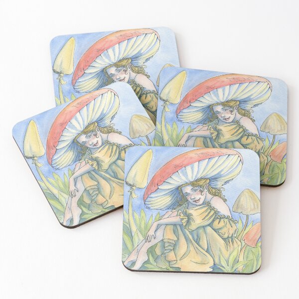 Item preview, Maiden of the Mushrooms designed and sold by Hannah Vale.